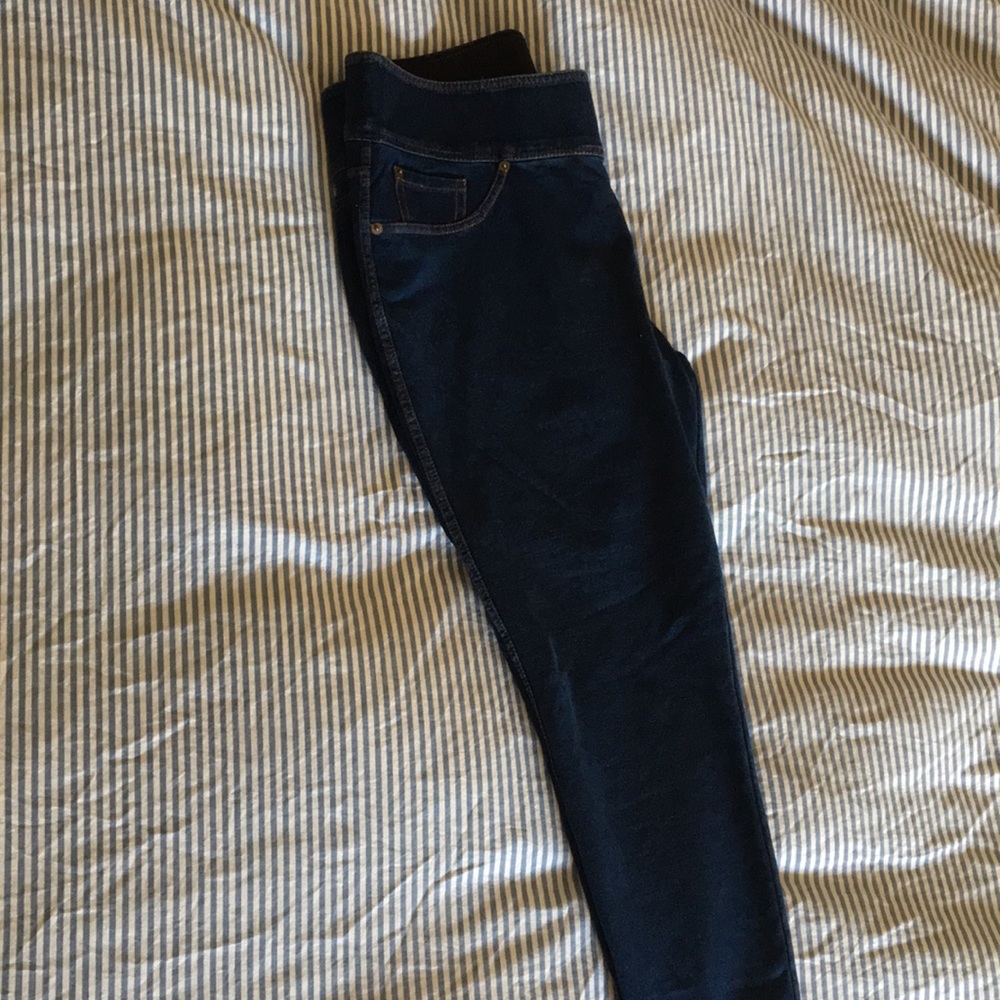 Jeans leggings 👖 with elastic waistband